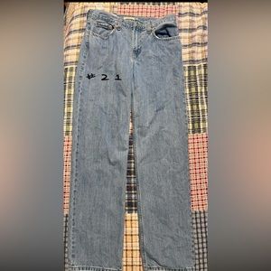 Levi’s Low Pro Straight Jeans, Size 28, barely worn